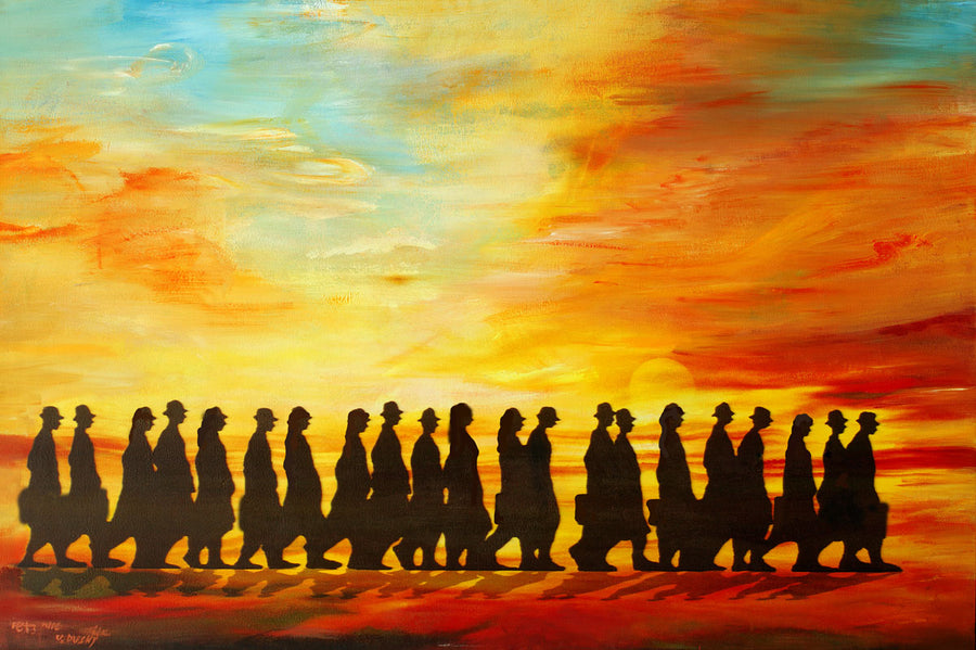 Silhouettes on the Shoreline