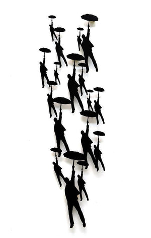 Men with Umbrellas